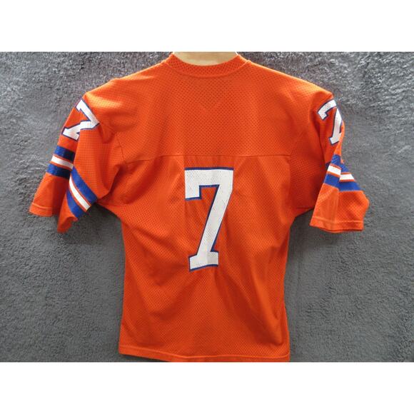 Vintage Sand-Knit Denver Broncos John Elway NFL Football Jersey Size Large - Picture 14 of 16